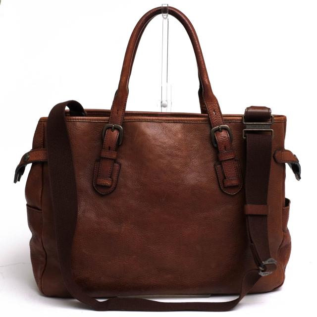 ○エルゴポック HERGOPOCH PrimeGrain Leather プライムグレインレザー 牛革 ビジネスバッグ 11-TTW ビジネストート シボ革 シュリ 中古