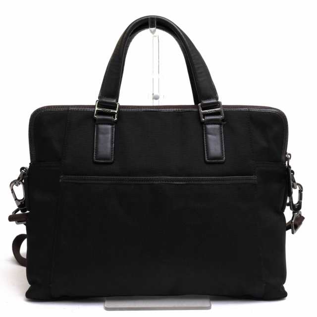 ○トゥミ TUMI コットンツイルキャンバス 牛革 ビジネスバッグ 68216DE BEACON HILL BRANCH SLIM LAPTOP  BRIEF ビーコンヒル ブラ 中古｜au PAY マーケット