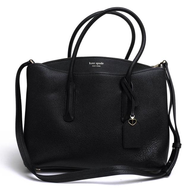 ケイトスペード　牛革　pcバッグ ○ケイトスペード Kate Spade 牛革 グレインレザー ハンドバッグ