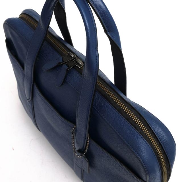 ○コーチ COACH ペブルドレザー 牛革 ビジネスバッグ 72318