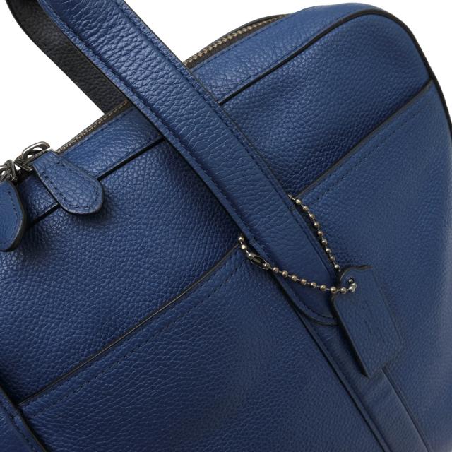 ○コーチ COACH ペブルドレザー 牛革 ビジネスバッグ 72318 Metropolitan Soft Brief In Refined Pebble Leather メトロポリタン 中古_6