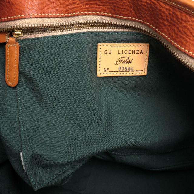 ○フェリージ Felisi FELIX LINE バケッタレザー 牛革 トートバッグ SU