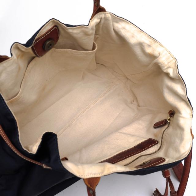 ○フェリージ Felisi リモンタナイロン バケッタレザー 牛革 トートバッグ 10/97/DS+OS 肩掛け ワンショルダーバッグ レディース   中古