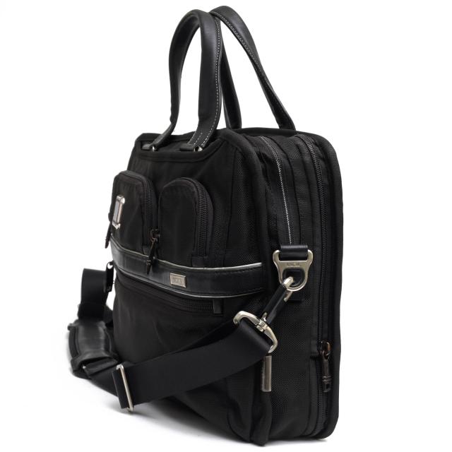 ○トゥミ TUMI FXTバリスティックナイロン ナパレザー ビジネスバッグ 26118DS2E ALPHA Expandable Organizer Compute アルファ エ 中古 ○トゥミ TUMI FXTバリスティックナイロン ナパレザー ビジネスバッグ