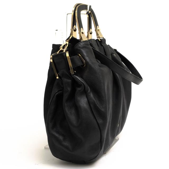 ○バリー BALLY 牛革 カーフ ハンドバッグ CORNELLA シフォン 2WAY 