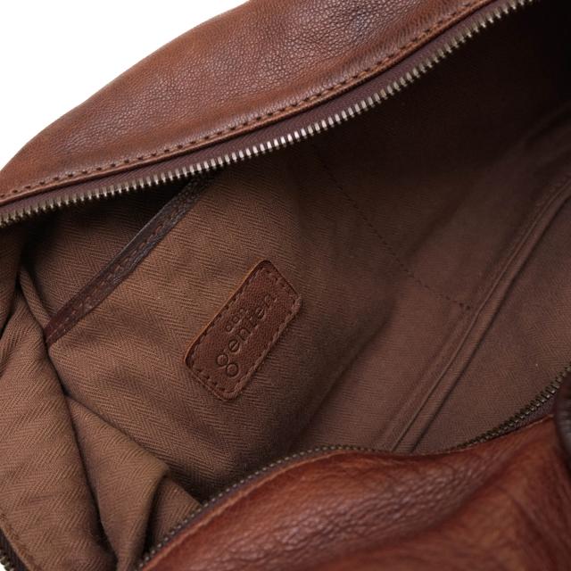 ○ゲンテン genten dan ダン 山羊革 ゴートヌメ ボストンバッグ 100174