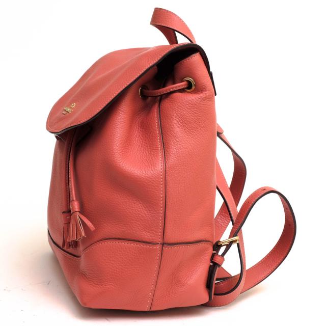 ○コーチ COACH ペブルドレザー 牛革 リュック F72645 Elle Backpack