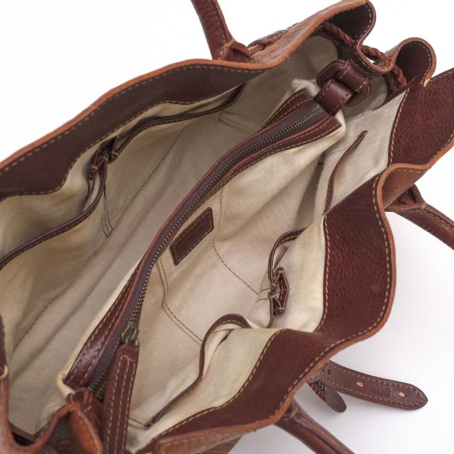 ○ゲンテン genten イタリアンレザー 牛革 トートバッグ 38331 Avvolge アボルジェ ベジタブルタンニン鞣し レディース 【中古】 中古 ○ゲンテン genten イタリアンレザー 牛革 トートバッグ 38331 Avvolge