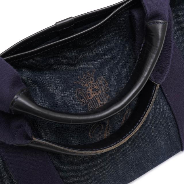 ○フェリージ Felisi 藍 INDIGO インディゴ染め トートバッグ 16/44/DW+A インディゴ染め ユニセックス 男女兼用 デニム レディー  中古