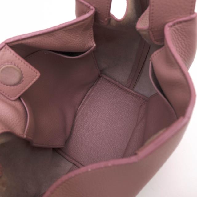 ○ヒロフ HIROFU 牛革 トートバッグ シボ革 シュリンクレザー 肩掛け