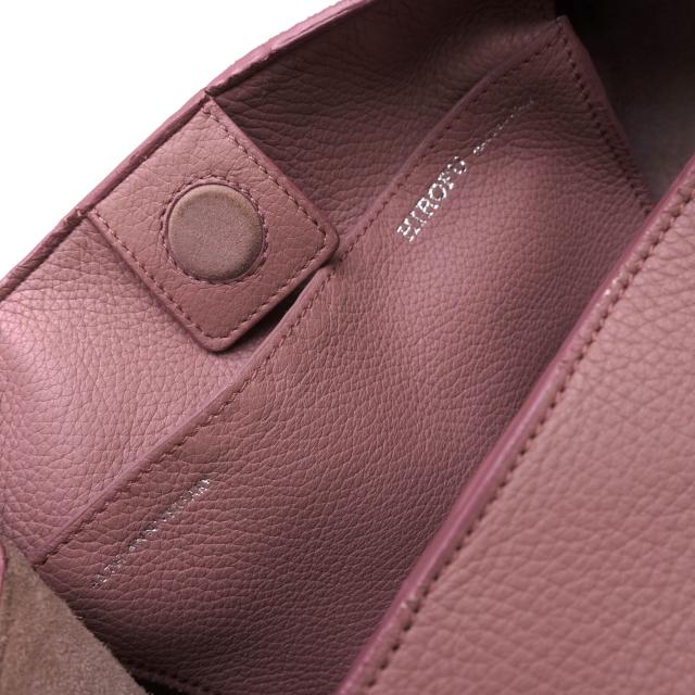 ○ヒロフ HIROFU 牛革 トートバッグ シボ革 シュリンクレザー 肩掛け ワンショルダーバッグ レディース 【中古】 中古_8