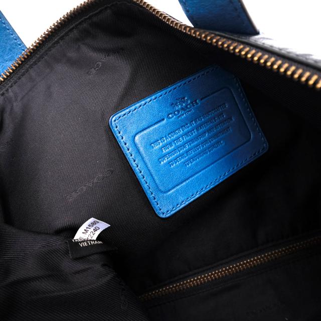 ○コーチ COACH スポーツカーフレザー 牛革 トートバッグ 72240 Mannhattan Fold Over マンハッタンフォルド オーバー パッチワー  中古 ○コーチ COACH スポーツカーフレザー 牛革 トートバッグ 72240