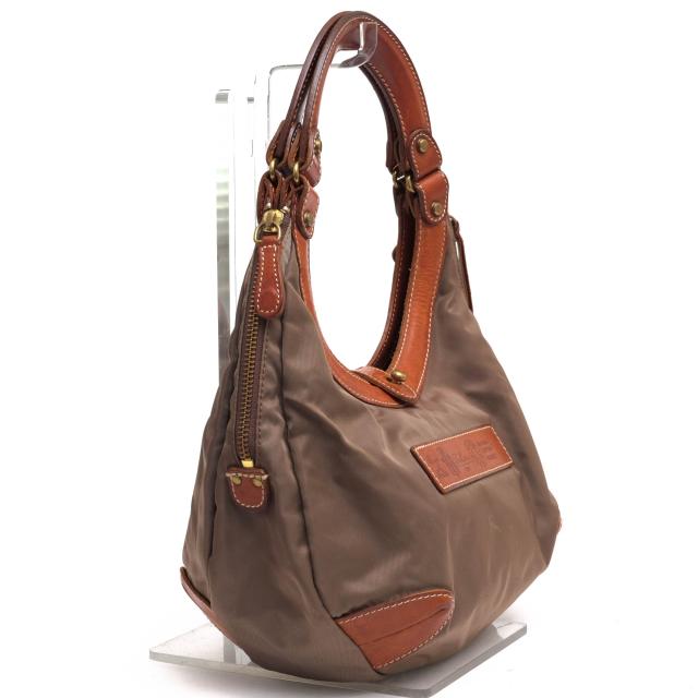 ○フェリージ Felisi 伊リモンタ社ナイロン バケッタレザー 牛革 ハンドバッグ 12/16/DS 肩掛け ワンショルダーバッグ レディース  中古