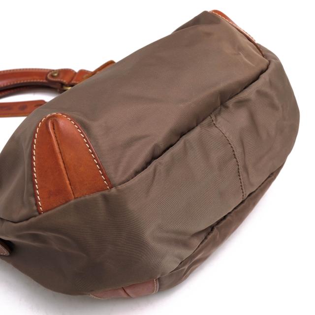 ○フェリージ Felisi 伊リモンタ社ナイロン バケッタレザー 牛革 ハンドバッグ 12/16/DS 肩掛け ワンショルダーバッグ レディース  中古