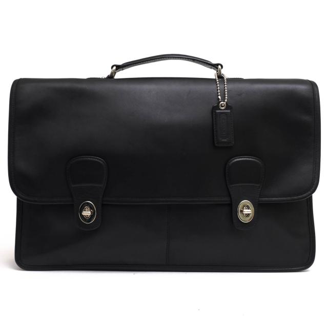 ○コーチ COACH カーフ 牛革 ビジネスバッグ 70375 フラップ式 メンズ 【中古】 中古