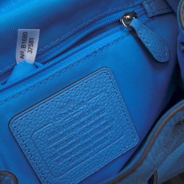 ○コーチ COACH ポリッシュドペブルレザー 牛革 リュック 37581 Mini