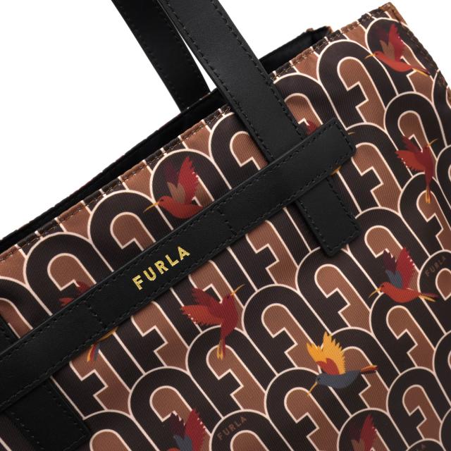 ○フルラ FURLA トートバッグ DIGIT L TOTE バード柄 肩掛け ワンショルダーバッグ レディース 【中古】 中古_6