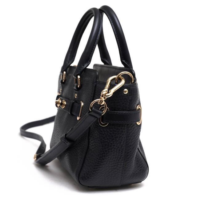 ○コーチ COACH スワッガー 牛革 ペブルドレザー ハンドバッグ F37635 Mini Blake Carryall In Bubble Leather ミニ ブレイク キャ 中古_3