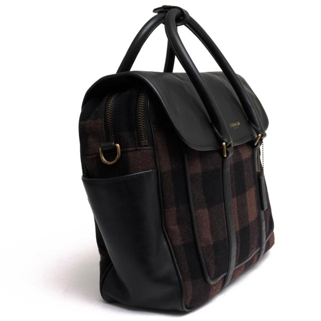 ○コーチ COACH ビジネスバッグ F71440 ESSEX WOOL FLIP Commuter