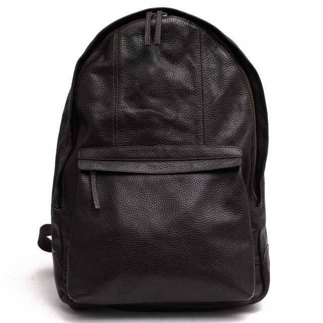 ○コールハーン COLE HAAN ペブルドレザー 牛革 リュック Wayland Backpack デイパック シボ革 シュリンクレザー ノートPC収納可 中古