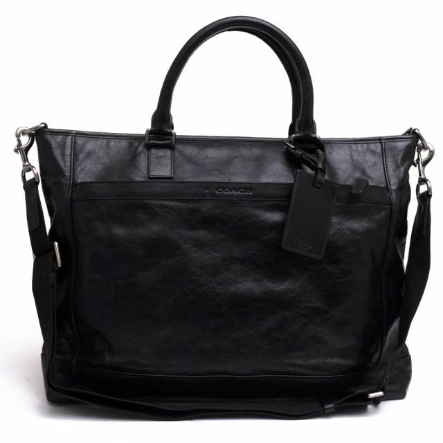 ○コーチ COACH ペブルドレザー 牛革 トートバッグ F71416 Camden Leather Business Tote カムデン レザー ビジネストート A4サイ 中古