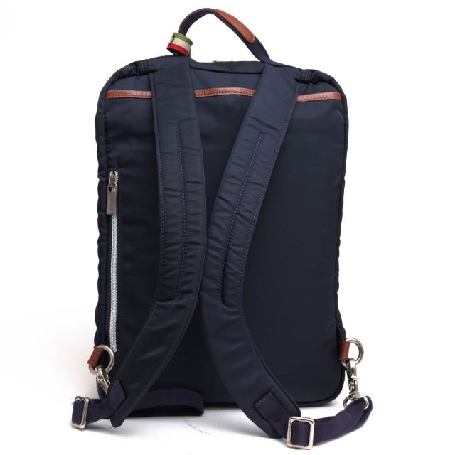 ○オロビアンコ orobianco SAC'S BAR限定 伊リモンタ社ナイロン 牛革 リュック STONE-Z8 ビジネスリュック デイパック メンズ 【中 中古 ○オロビアンコ orobianco SAC'S BAR限定 伊リモンタ社ナイロン 牛革