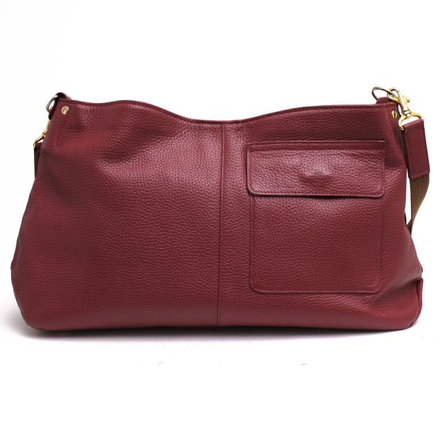 ○アタオ ATAO 牛革 ハンドバッグ elvy エルヴィ シボ革 シュリンクレザー 2WAY ショルダーバッグ レディース 【中古】 中古_1
