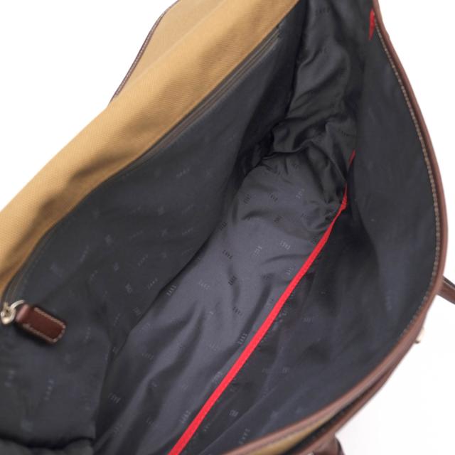 ○ダックス DAKS 一部牛革 ビジネスバッグ フラップ式 肩掛け ワン