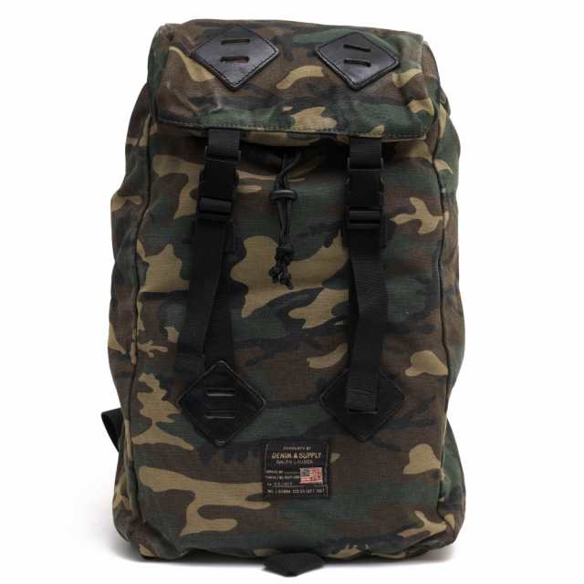 ○デニム＆サプライ DENIM＆SUPPLY リュック Camouflage Back Pack デイパック 迷彩・カモフラージュ柄 メンズ 【中古】 中古