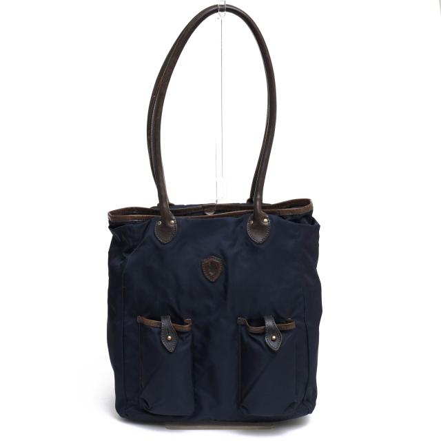 ○フェリージ Felisi リモンタナイロン バケッタレザー 牛革 トートバッグ 9579 肩掛け ワンショルダーバッグ 定番 ユニセックス   中古