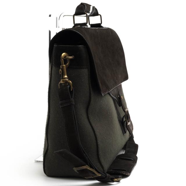 ○ドルガバ DOLCE＆GABBANA D&G ディーアンドジー 一部牛革 ビジネスバッグ 裏地チェック 2WAY ショルダーバッグ メンズ 【中古】 中古_2