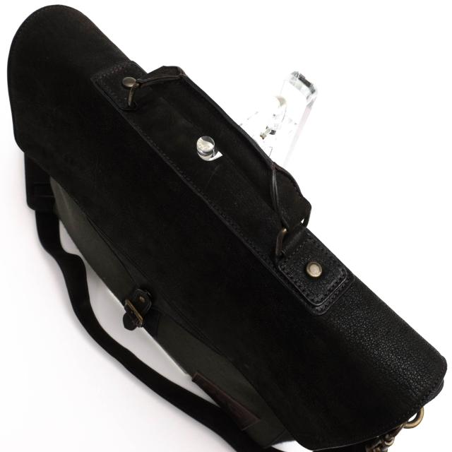 ○ドルガバ DOLCE＆GABBANA D&G ディーアンドジー 一部牛革 ビジネスバッグ 裏地チェック 2WAY ショルダーバッグ メンズ 【中古】 中古_4