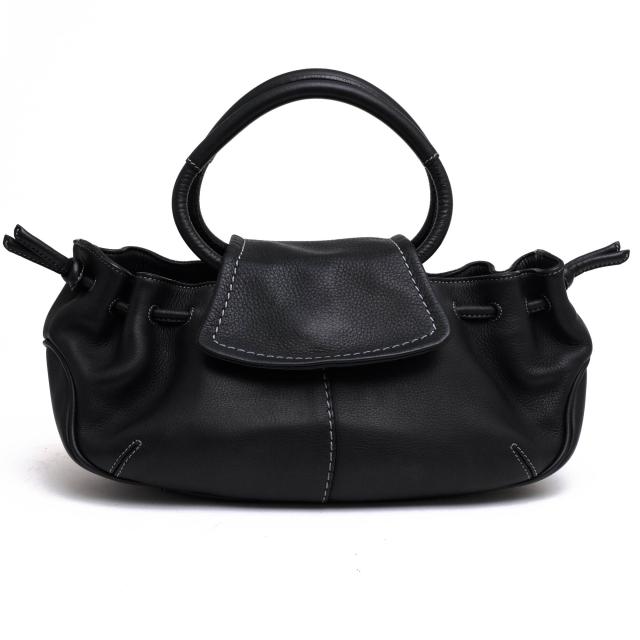 ○土屋鞄 TSUCHIYA-KABAN 牛革 ハンドバッグ ソワ・ギャザーハンド 巾着型 シボ革 シュリンクレザー レディース 【中古】 中古の通販は 15,081円