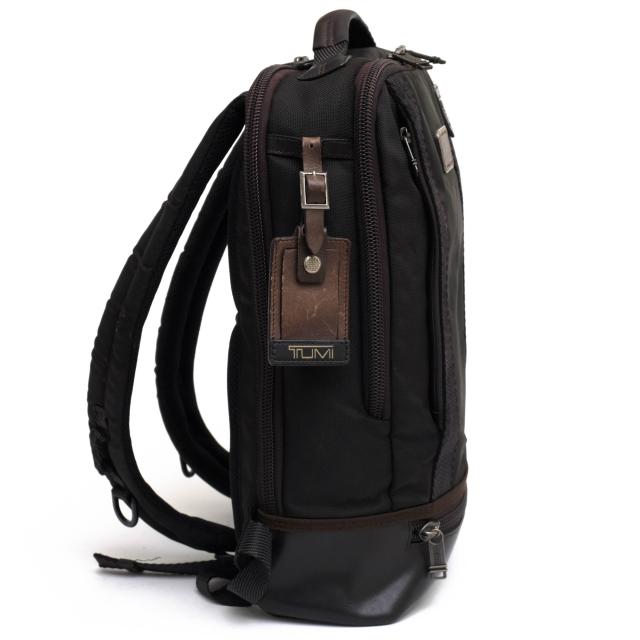 ○トゥミ TUMI FXTバリスティックナイロン × 牛革 リュック 222682HK2