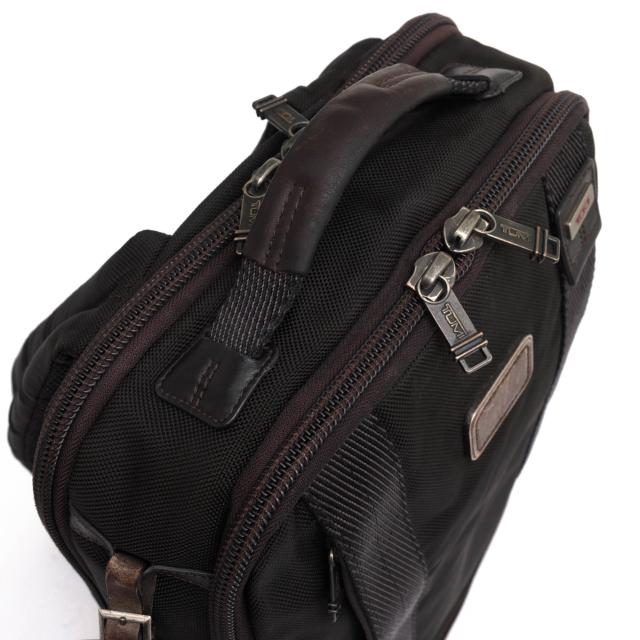 ○トゥミ TUMI FXTバリスティックナイロン × 牛革 リュック 222682HK2 ALPHA BRAVO DOVER BACK PACK アルファ ブラボー ドーバー 中古_4
