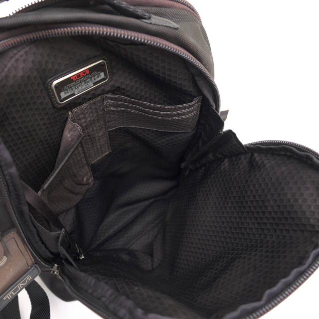○トゥミ TUMI FXTバリスティックナイロン × 牛革 リュック 222682HK2 ALPHA BRAVO DOVER BACK PACK アルファ ブラボー ドーバー 中古_7