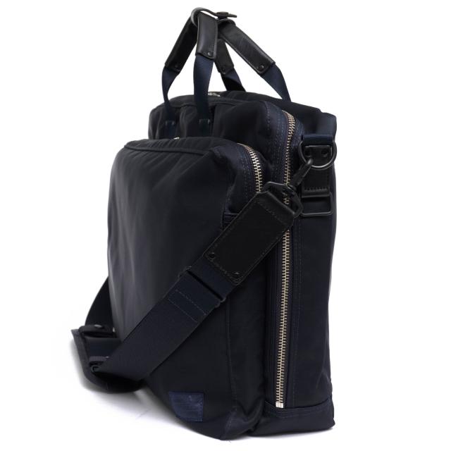 ○ポーター 吉田カバン PORTER 超高密度ナイロンツイル PVC加工 ビジネスバッグ 822-07563 LIFT BRIEFCASE リフト 2WAY ショルダー 中古_3