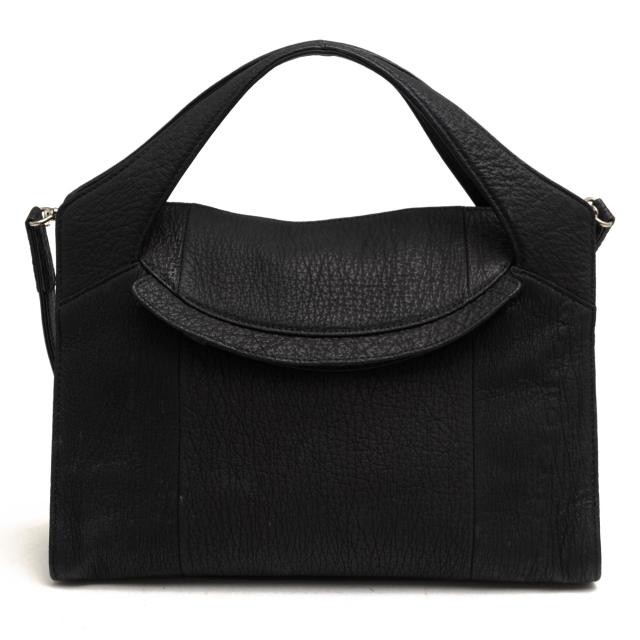 ○クリスタルレプティルズ Crystal Reptiles ヨシキリシャーク シャークスキン ハンドバッグ 2WAY ショルダーバッグ レディース 【 中古_1