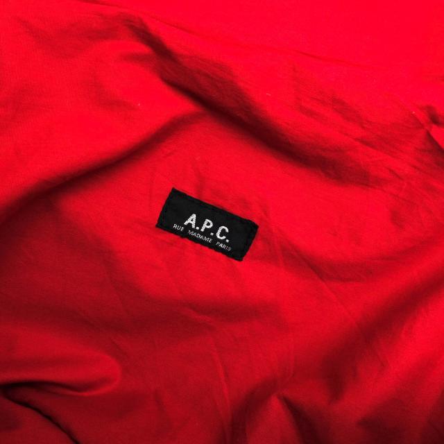 ○アーペーセー A.P.C. 一部牛革 ショルダーバッグ クロスボディ