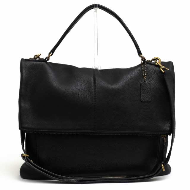 ○コーチ COACH ペブルドレザー 牛革 トートバッグ 71186 Bleecker Lennox Bag In Pebble Leather ブリーカー レノックス 2WAY シ 中古