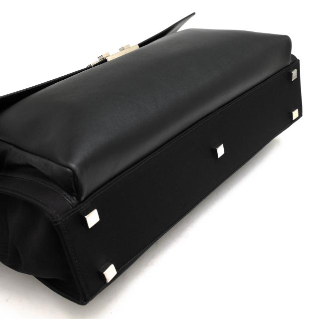 ○グッチ GUCCI 牛革 カーフ ビジネスバッグ フラップ式 メンズ 【中古