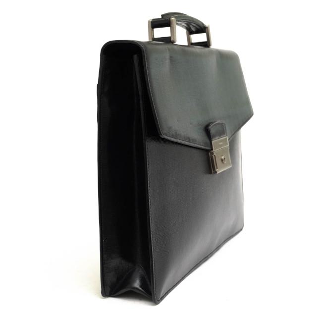 ○プラダ PRADA 牛革 ビジネスバッグ フラップ式 メンズ 【中古】 中古