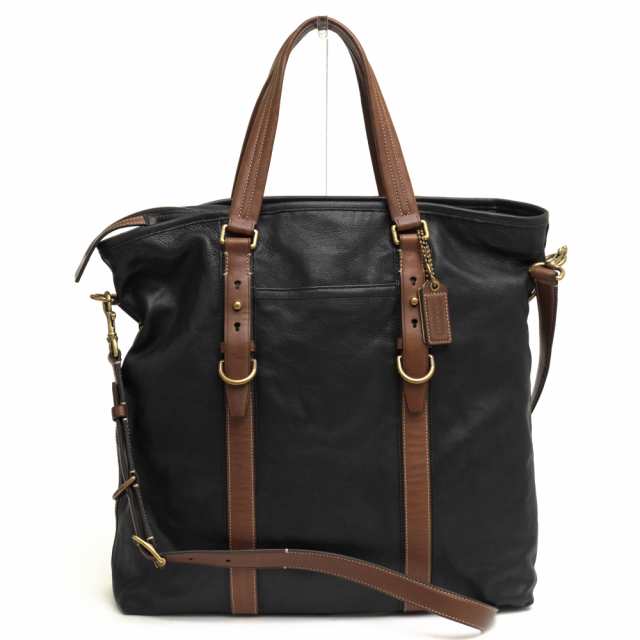 ○コーチ COACH 牛革 カーフ トートバッグ 70191 HARRISON East West Satchel ハリソン イーストウエスト サッチェル 2WAY ショル 中古