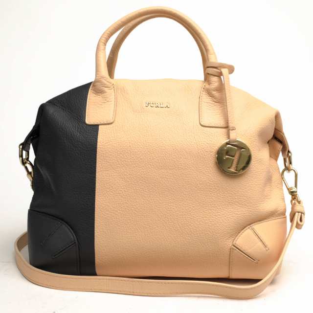 新品☆FURLA フルラ ブラック ペプルドレザー 折り財布