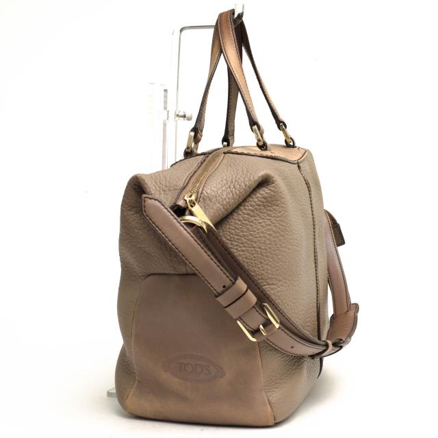 ○トッズ TOD'S ソフトグレインカーフスキン 牛革 カーフ トート