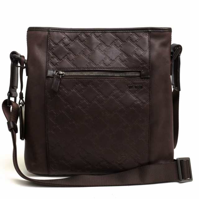 ○トゥミ TUMI 牛革 ショルダーバッグ 31104DBT TICON Slim CrossBody