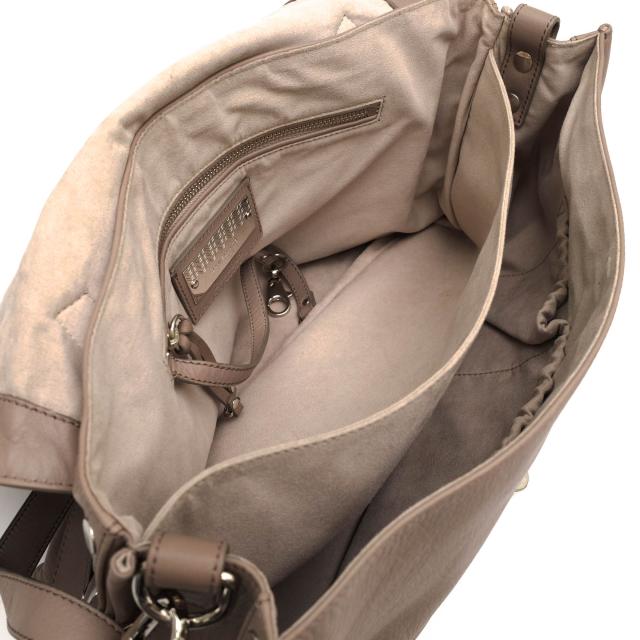 ○ザネラート ZANELLATO ハンドバッグ POSTINA ANNI50 ポスティーナ フラップ式 2WAY ショルダーバッグ シボ革 シュリンクレザー 中古_7