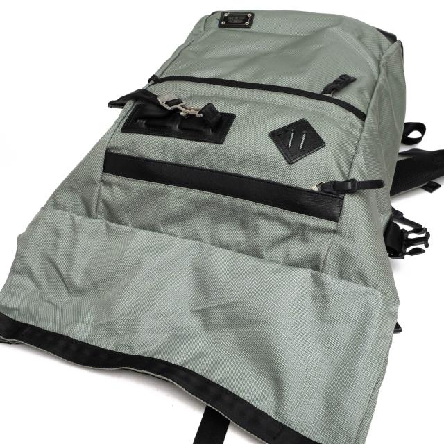 ○アッソブ AS2OV エクスクルーシブ バリスティックナイロン 牛革 リュック 061310 EXCLUSIVE BALLISTIC NYLON BACKPACK ロールト  中古_6