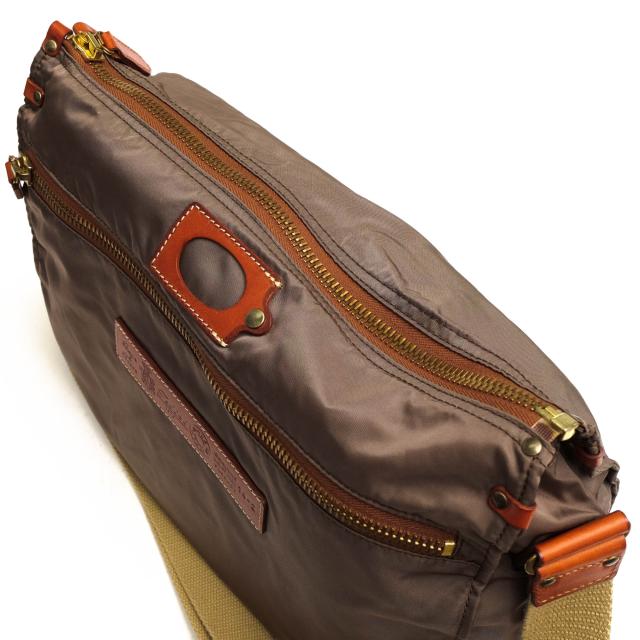 ○フェリージ Felisi 伊リモンタ社ナイロン バケッタレザー 牛革 ショルダーバッグ 14/2/DS メンズ 【中古】 中古