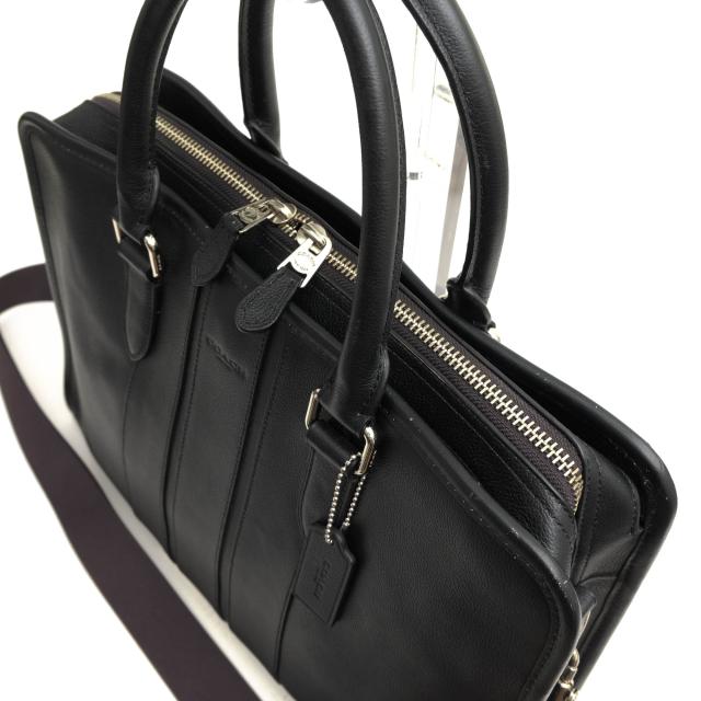 ○コーチ COACH スムースレザー 牛革 ビジネスバッグ F72309